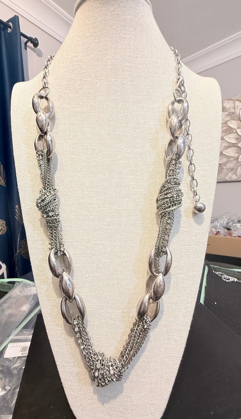 Vintage Gold Tone Chunky Chain Statement Necklace 32β